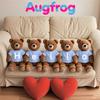 AugFrog 8 - Pack Light Blue Blank T - Shirts for 17 - 18 Inch Bears | Thick DIY Stuffed Animal Canvas Clothes (Blue) view 4