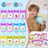 Korean & English Talking Flash Cards for Toddlers, Bilingual Flash Cards Learning Montessori Toys with 510 Sight Words, Speech Therapy Toys, Children's Sensory Preschool Learning Educational Gifts view 2