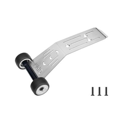 Stainless Steel Bearing Wheelie Bar for Traxxas 1:16 Mini Maxx/Mini Slash/XRT VXL 3S Monster Truck Upgrades - Silver
