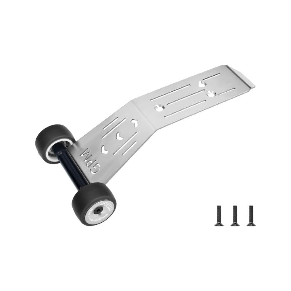 Stainless Steel Bearing Wheelie Bar for Traxxas 1:16 Mini Maxx/Mini Slash/XRT VXL 3S Monster Truck Upgrades - Silver