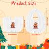 3Pcs Christmas Baby Bibs for Toddler - Xmas Breath Muslin Feeding Bibs with Button Baby Drooling and Teething Bib for 6-12 Months Unisex Babies Infants Newborns First Christmas Keepsake Birthday Gift view 2