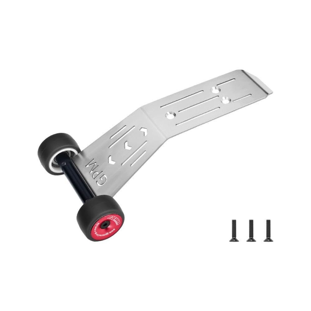 Stainless Steel Bearing Wheelie Bar for Traxxas 1:16 Mini Maxx/Mini Slash/XRT VXL 3S Monster Truck Upgrades - Red