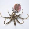 10CM Steampunk Mechanical Octopus Model Kit  2400+PCS 3D Metal Puzzle Kit with Star Light, Flexible Joints Jigsaw Puzzles Desk Ornament Gift view 4