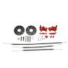 FLMLF Rear Cable Brake System Wire Brakes Kit for 1/5 HPI ROFUN BAHA ROVAN KM Baja 5B 5T 5SC Rc Car Parts (Red) view 2
