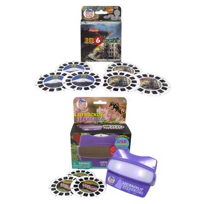 WARM FUZZY Toys Slide + Insects LED 3D Viewer