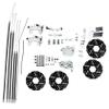 FLMLF Front Rear Cable Brake System Wire Brakes Kit for 1/5 HPI ROFUN BAHA ROVAN KM Baja 5B 5T 5SC Rc Car Parts (Silver) view 2