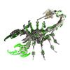 3D Metal Puzzles for Adults, Mechanical Scorpion DIY Assembly Model Kit, 200+ PCS Steampunk Insect Brain Teaser Puzzles Creative Desk Ornament view 2