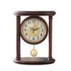 YWMLFZ Solid Wood Desk Clock, Home Desktop Decoration, Desk Clock, Living Room, Silent Swing Clock view 1