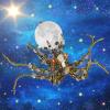 10CM Steampunk Mechanical Octopus Model Kit  2400+PCS 3D Metal Puzzle Kit with Moon Light, Flexible Joints Jigsaw Puzzles Desk Ornament Gift view 4