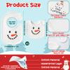 2ooya Christmas Cotton Baby Bibs - 3Pcs Snowman Penguin Toddler Feeding Bibs with Resin Buttons Infant First Christmas Baby Food Bib Xmas Drooling Eating Teething Keepsake Gift for Newborn 6-12 Months view 2