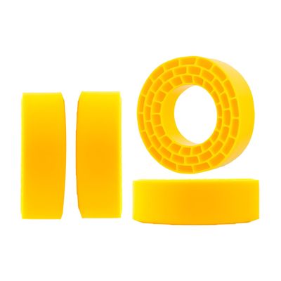 NMNRC 1.55 inch Silicone Rubber Insert Foam Soft Version Compatible with 1.55'' Rim 95-97mm Tires Upgrades Part Yellow