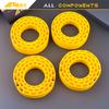 NMNRC 1.55 inch Silicone Rubber Insert Foam Soft Version Compatible with 1.55'' Rim 95-97mm Tires Upgrades Part Yellow view 2