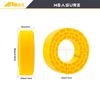 NMNRC 1.55 inch Silicone Rubber Insert Foam Soft Version Compatible with 1.55'' Rim 95-97mm Tires Upgrades Part Yellow view 3