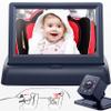 Baby Car Mirror with 4.3'' HD Night Vision Function Display, Safety Car Seat Camera with Wide Crystal Clear View, Easily Observe The Babys Move(Not USB) view 1