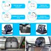Baby Car Mirror with 4.3'' HD Night Vision Function Display, Safety Car Seat Camera with Wide Crystal Clear View, Easily Observe The Babys Move(Not USB) view 2
