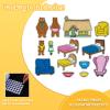 Thryvomniq Goldilocks and The Three Bears Felt Board Stories Toddler Early Storytelling Learning Activities Felt Toys Interactive Play Kit for Kids view 4