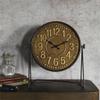YWMLFZ Industrial Home Clock Ornaments Retro Nostalgic Metal Living Room Creative view 3