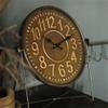 YWMLFZ Industrial Home Clock Ornaments Retro Nostalgic Metal Living Room Creative view 4