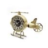 YWMLFZ Retro Nostalgic Iron Art Helicopter Seat Clock Creative Living Room Desk Desktop Pendulum view 4