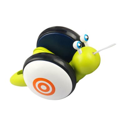 Milisten Wooden Snail Shaped Walking Training Car for Premium Wood Dragging Plaything Smooth Safe Surface Educational Walker for Cognitive Development