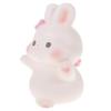 Abaodam Adorable Rabbit Shaped Piggy Bank Coin Container Decorative Saving Pot for Desktop Decor Gift to Develop Savings Habit view 1