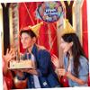Cabilock Birthday Party Container Round Design Creative Festival Decoration for Adults for Birthday Celebrations and Holiday Parties view 4