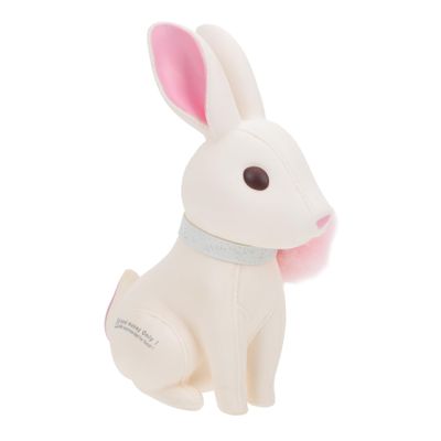 Abaodam Creative Bunny Money Saving Pot Cartoon Rabbit Piggy Bank for Home Decor Flat Base Stable Coin Box