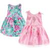 Set of 2 Christmas Teddy Bear Clothes Cap & Gow Outfit Fits Make Your Own Most 14" - 18" Bear Plush Stuffed Animal Outfit Pet Dog Doll Cap and Gown Build a Bear Clothe(Flower Style, Fit 14"-18") view 1