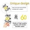 1 PCS Happy 60th Birthday Cake Topper - Black Gold Shimmer "Cheers to 60 Years" - Elegant Cake Decoration for 60th Birthday Party, Fits Various Desserts (60) view 2