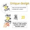 1 PCS Happy 20th Birthday Cake Topper - Black Gold Shimmer "Cheers to 20 Years" - Elegant Cake Decoration for 20th Birthday Party, Fits Various Desserts (20) view 2