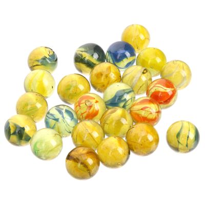BESPORTBLE Vintage Glass Marbles Mixed Colors Bulk Replacement Beads for Marble Run Fish Tank Decor Glass Beads for Interactive Rolling Game and Family Fun
