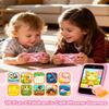 Upgraded Toddler Phone with Cute Stickers for Girl Gifts,2.8" Touchscreen Kids Smart Phone with HD Dual Camera/Game/Music Player/Learning/Habit Tracker,Toy Phone for Girls Ages 3-8, Pink view 3