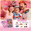 Upgraded Toddler Phone with Cute Stickers for Girl Gifts,2.8" Touchscreen Kids Smart Phone with HD Dual Camera/Game/Music Player/Learning/Habit Tracker,Toy Phone for Girls Ages 3-8, Pink view 4