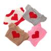 Abaodam 4pcs Cute Doll Sweater Outfit for Stuffed Bears Soft Woolen Yarn Decorative Bear Clothes in Khaki Pink Red Heart Patterns Replaceable Doll Costumes for Collectors view 1