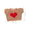HONITANO 4pcs Bear Doll Clothes Soft Comfortable Sweaters Wear Resistant Doll Outfit Accessories for Stuffed Animals Collectors Gift view 2