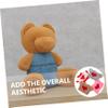 HONITANO 4pcs Bear Doll Clothes Soft Comfortable Sweaters Wear Resistant Doll Outfit Accessories for Stuffed Animals Collectors Gift view 3