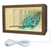 Anicoliryn Acrylic Display Case for Collectibles  Lighted Infinity Mirror Mini & Action Figure Cabinet view 1