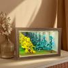 Anicoliryn Acrylic Display Case for Collectibles  Lighted Infinity Mirror Mini & Action Figure Cabinet view 4