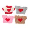 BESTonZON 4pcs Stuffed Bear Costumes Woolen Yarn Sweaters Soft Cozy Decorative Doll Outfits Easy to Wear Animal Clothing Accessories for Dolls view 1