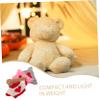 BESTonZON 4pcs Stuffed Bear Costumes Woolen Yarn Sweaters Soft Cozy Decorative Doll Outfits Easy to Wear Animal Clothing Accessories for Dolls view 3