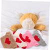 BESTonZON 4pcs Stuffed Bear Costumes Woolen Yarn Sweaters Soft Cozy Decorative Doll Outfits Easy to Wear Animal Clothing Accessories for Dolls view 4