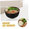Abaodam Novelty Japanese Ramen Bowl Piggy Bank Compact Coin Money Jar Decorative Simulated Food Model for Adults and Saving Cash and Change view 3