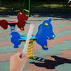 SUPVOX Universal Rocking Horse Handle Replacement Plastic Threaded Grip for Children Toy Riding Horse Indoor Outdoor Play view 4