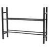 1/10 Scale RC Car Aluminum Wheel Storage Rack Shelf Compatible with Remote Control Drift Models Buggy Crawler and Toy Vehicle Tires Tools(Black) view 1