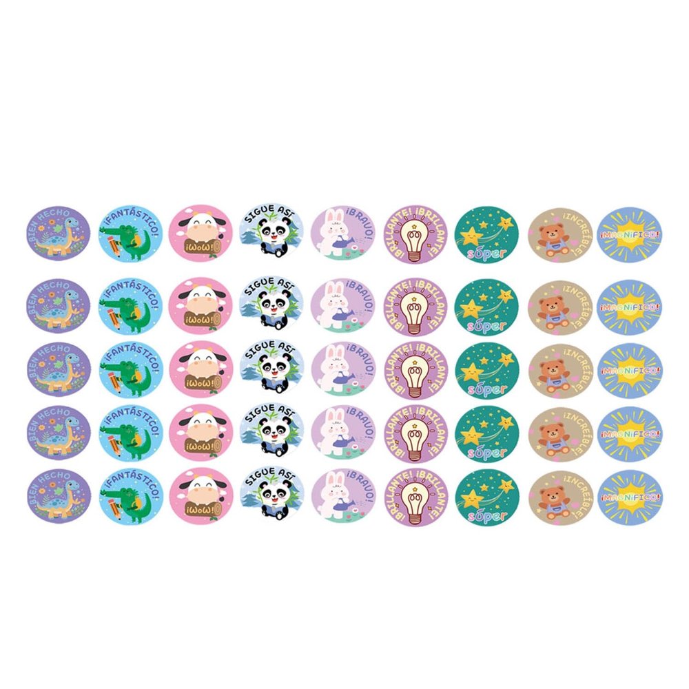450 Pcs Motivational Labels Animal Stickers - Incentive Stickers for Kids,Cute Awards Stickers for Kids TeachersEncouragement Classroom Potty Training Rewards,Office & Education & Crafts Supplies