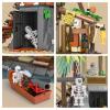Audaxly Pirate Island Building Kit - Watchtower, Black Reef, Skull Island with Skull, Prison & More Scenarios, Perfect for Family Building Time, Birthday Gifts for Boys Aged 6+, 1499 PCS, 3 Sets view 3