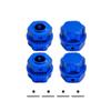 4pcs 24mm Metal Wheel Hex Hub Adapter Compatible with 1 5 Scale 8S RC Cars Upgrade Parts Fits Various Off Road Vehicle Models(Blue) view 1