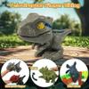 LCIMG Dinosaur Track Race Car Toys - Birthday Toys Gifts for 3 4 5 6 7 Year Old Boys Girls - Flexible Dinosaur Track Car Set with Light - Create a Dinosaur Adventure World view 4