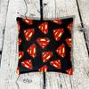Comic Book Superhero Cornhole Bags (4 Pack)  Premium Regulation Sets for Beach Themed Backyard Fun (Super Logo) view 2