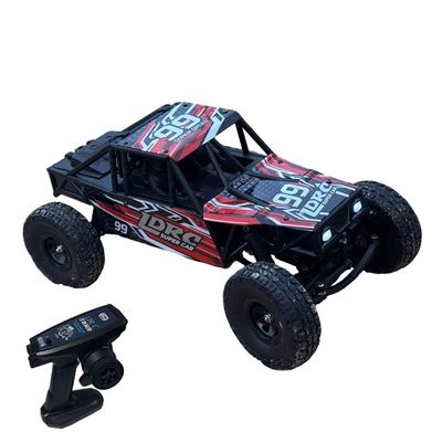1/18 RC Mini Off-Road Car Model, 2.4G 3CH 4WD Tube Chassis Off-Road Truck Model with Flip-up Headlights (RTR Version)